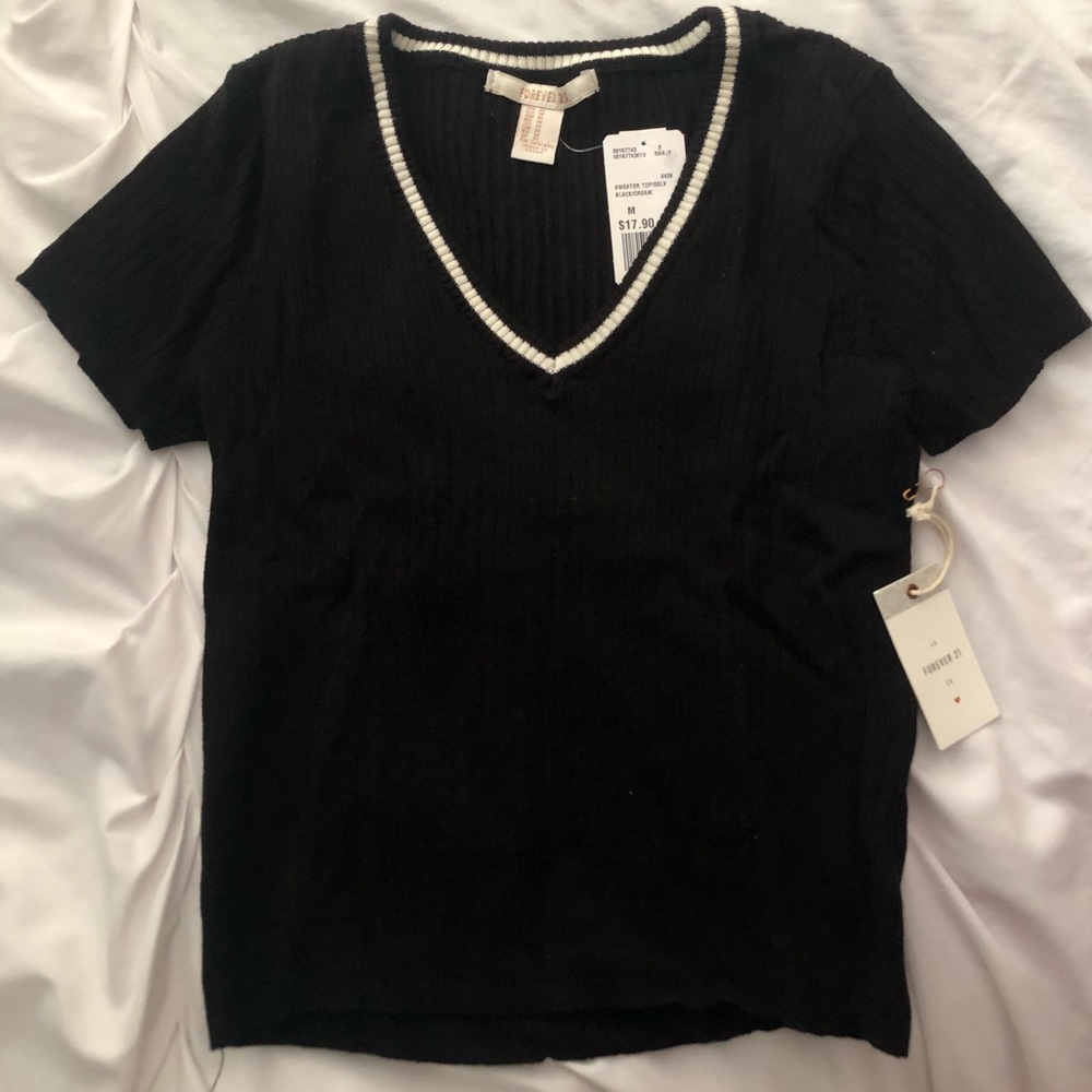 NWT forever 21 ribbed sweater knit shirt